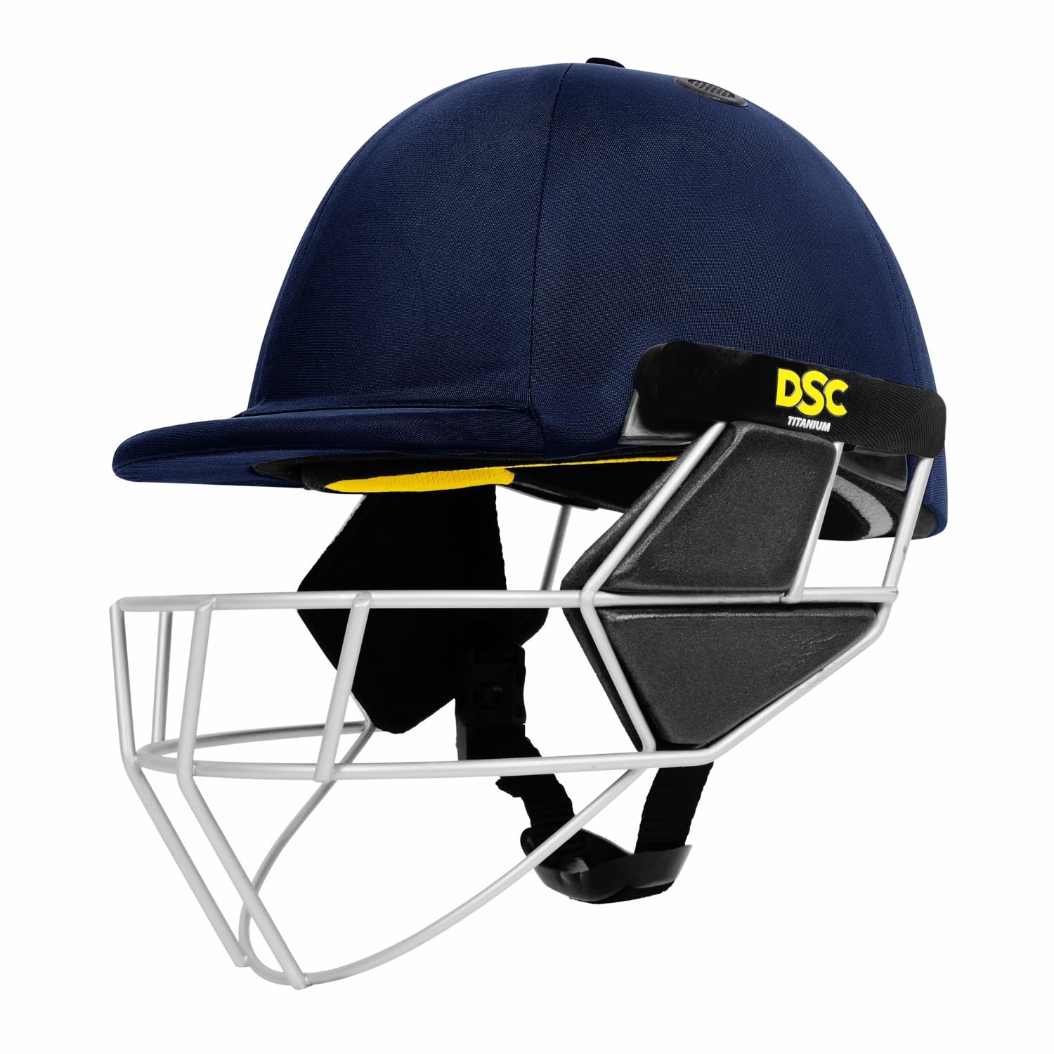 DSC Scud LITE Titanium Premium Cricket Helmet for Mens & Boys | Fixed Titanium Grill with Back Support Strap | Light Weight