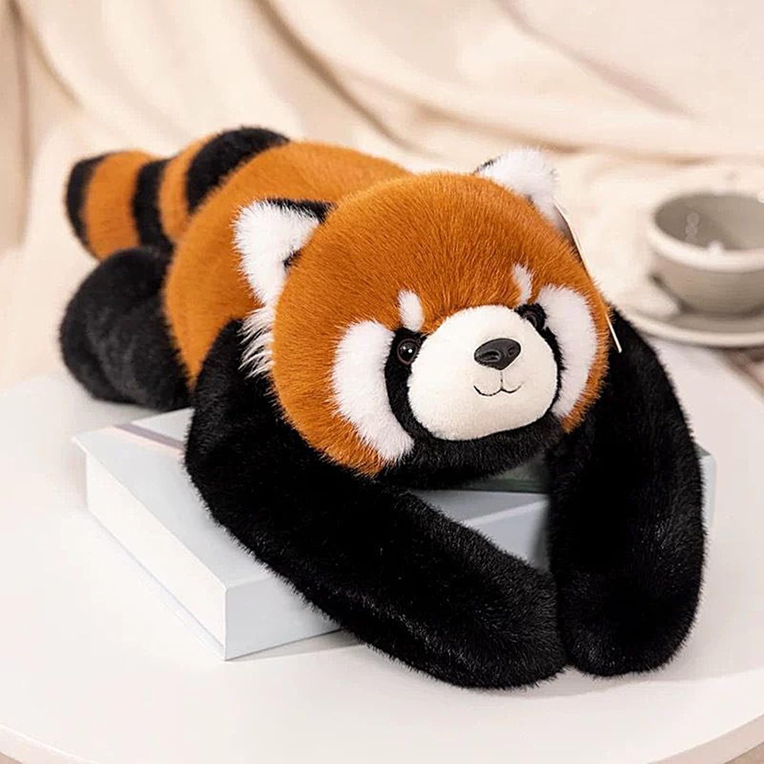 ypsdfs Pookie the Panda Weighted Animal - Exclusive Weighted Plush for Anxiety Relief & Ultimate Sleep Support, Red Panda-45cm