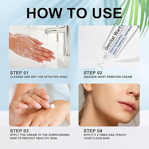 Miniatura 4 de Gel de verrugas en crema de acción rápida de máxima resistencia, congelación de acción rápida, crema para verrugas genitales fácil de transportar (1