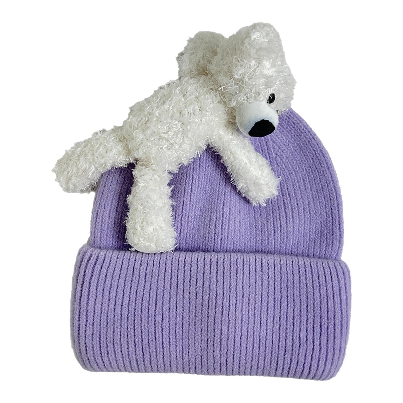 MERISHOPP®Winter Hat Thermal Casual Comfortable Warm Travel Windproof Fashion Snow Cap Purple|Clothing, Shoes & Accessories|Womens Accessories|Hats-image-23