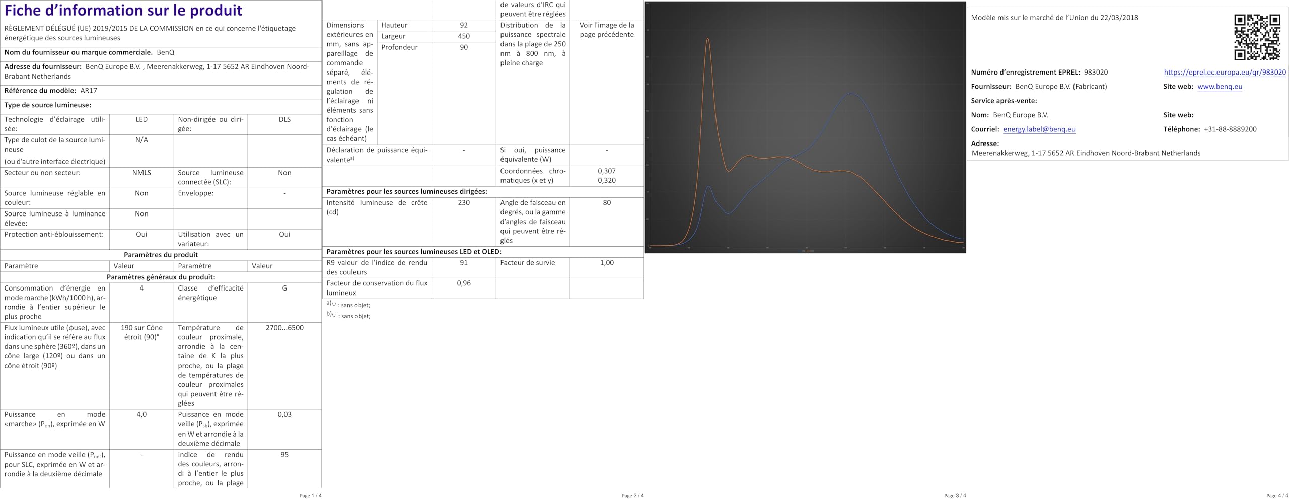 Lampe De Bureau LED à Pince - 3 Couleurs & 10 Niveaux De Luminosité - Bras Flexible 360° - Alimentation USB