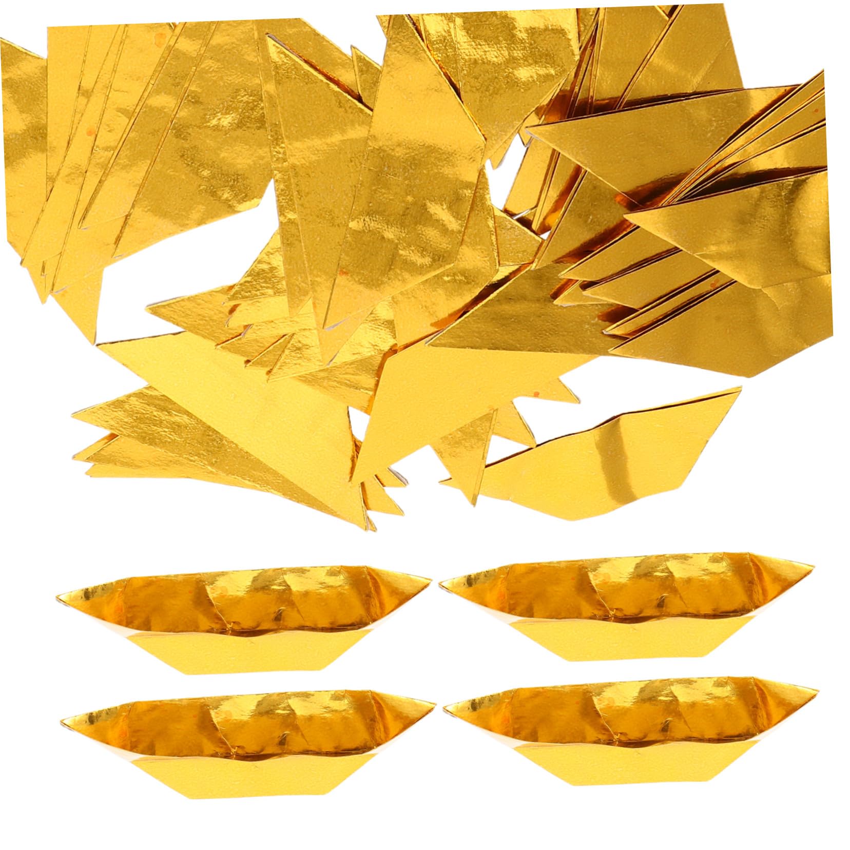 Lingots de papier or pliés traditionnels pour le Qingming Festival et hommages