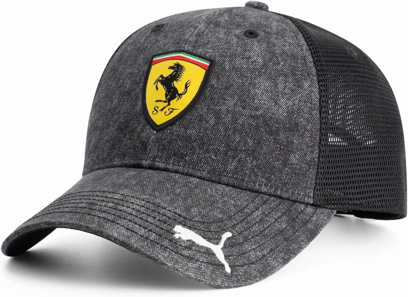 PUMA Scuderia Ferrari F1 Logo Trucker Hat - Image 2