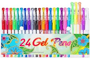 24 Colors Gel Pens for Kids: Enhance Imagination and Creativity