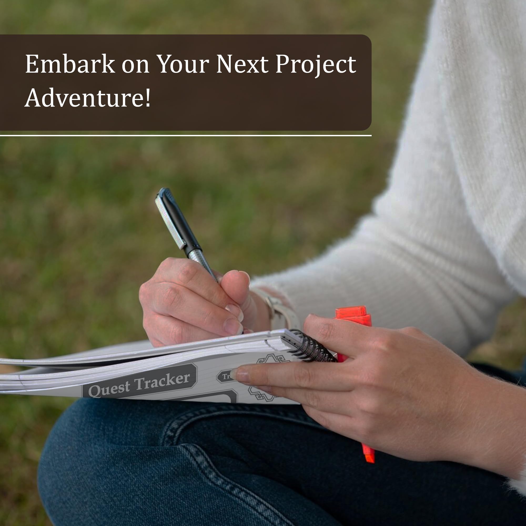 Campaign Codex Project Management Planner - Undated Weekly & Monthly Planner Pad for Work, Goals, & Productivity | Project Planner Notebook with Habit Tracking, To-Do Lists | Planners 2025-2026 - Image 7