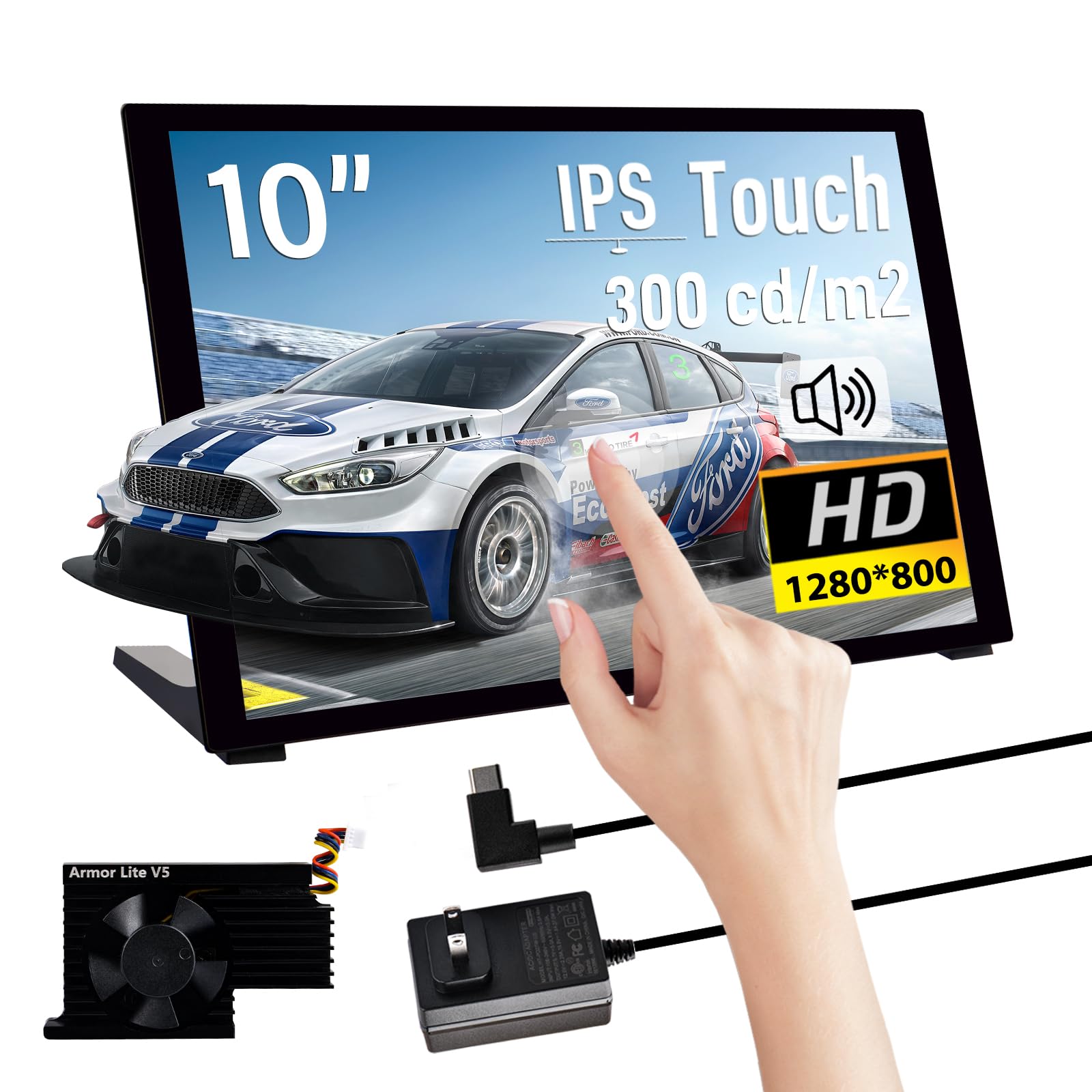 Raspberry Piスクリーン 10.1インチ タッチスクリーン モニター 完璧な Raspberry Pi 10.1 インチ タッチスクリーン モニター