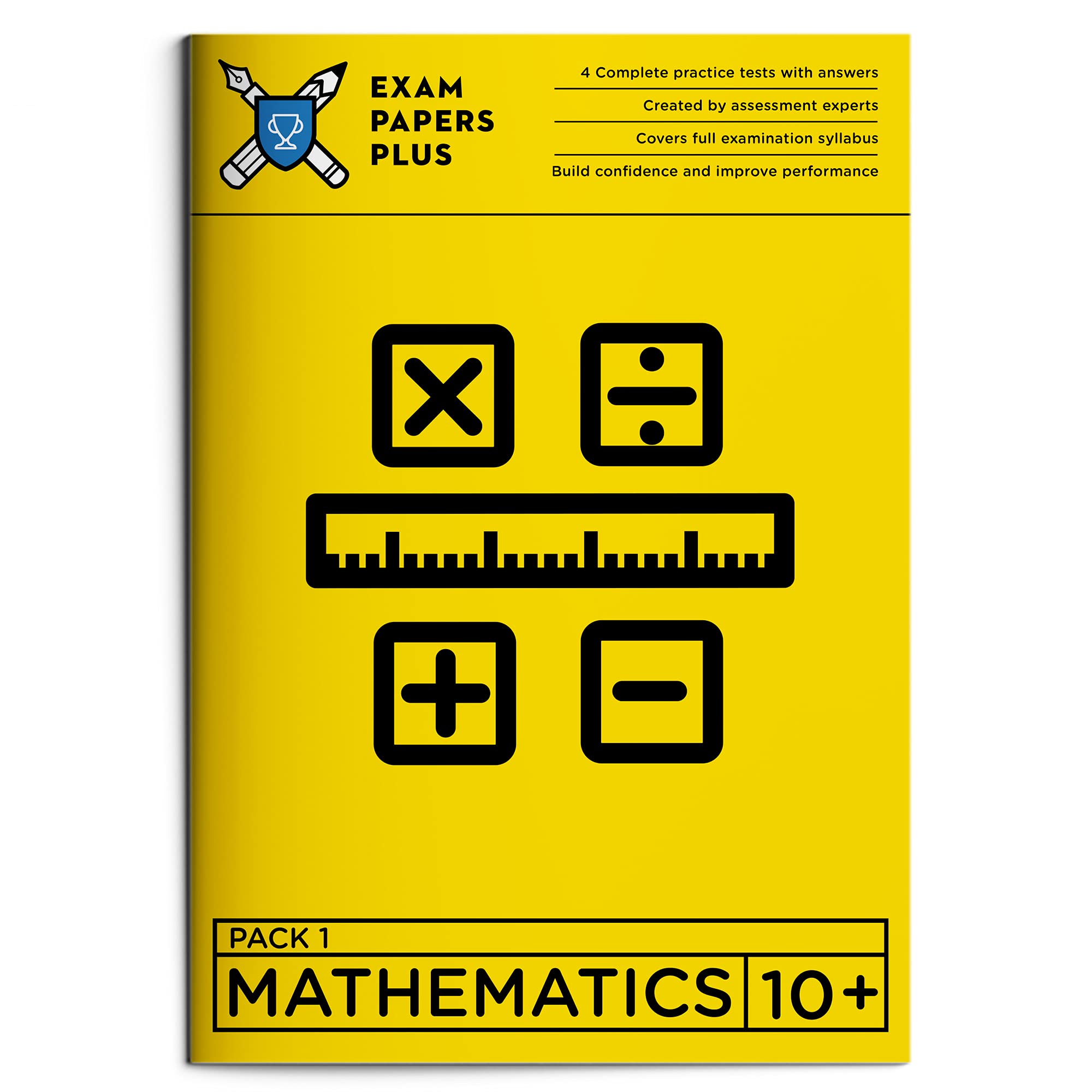 10+ KS2 Maths, Year 5 Maths Book Practice Papers 2025-2026, Pack 1, Mock Exam Experience for Home Practice, Separate Answer Sheet for Parents - Exam Papers Plus