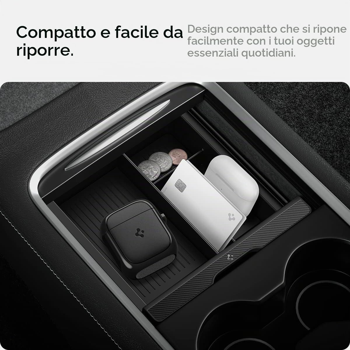 Spigen Tesla Model Y (~2025 Juniper) 3 (2021-2025) S X, EZ Slide & Brush Pulitore per Schermo Progettato per Tutti gli Schermi, Tesla, Telefoni, Laptop, Tablet, Auto (Extra in Microfibra Pad Incluso)