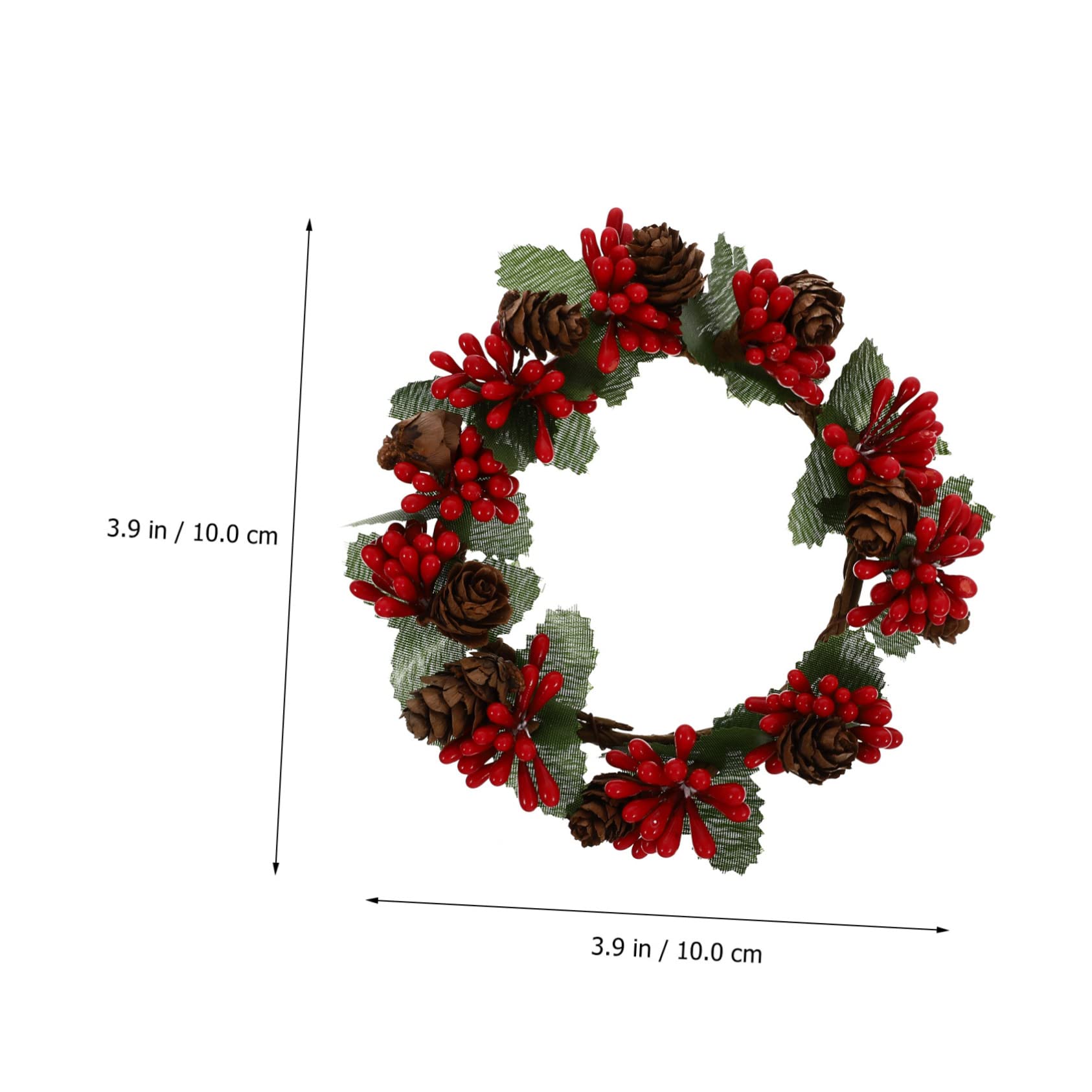 IMIKEYA 8stücke Weihnachtsgirlanden Mit Künstlichen Beeren Festliche Dekoration Für Weihnachten Neujahr Und Partys Simulierte Pflanzenkränze Für Tür Und Tischdeko