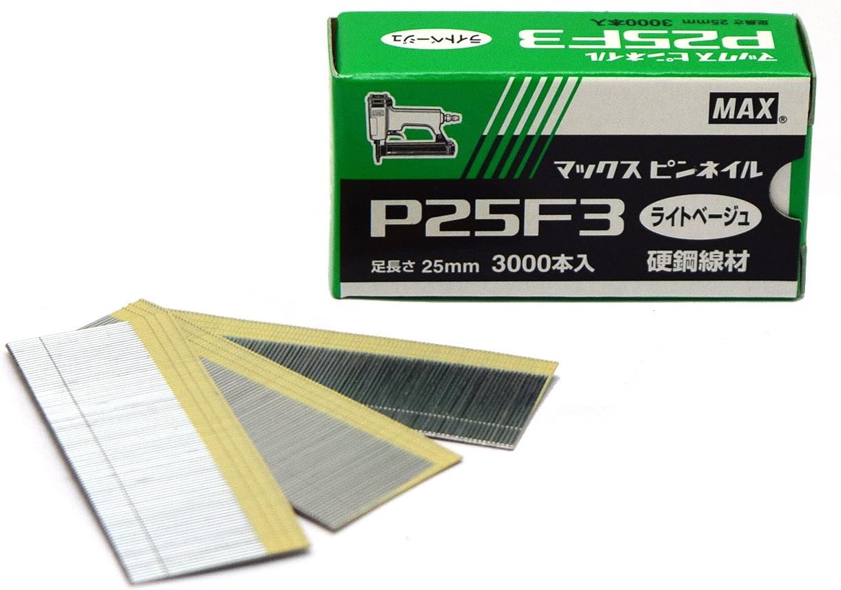 Max P25F3 Pin Nail Light Beige