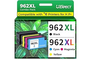 LemeroUexpect 962XL Ink Cartridges Combo Pack Compatible with HP OfficeJet Pro 9015e Printers