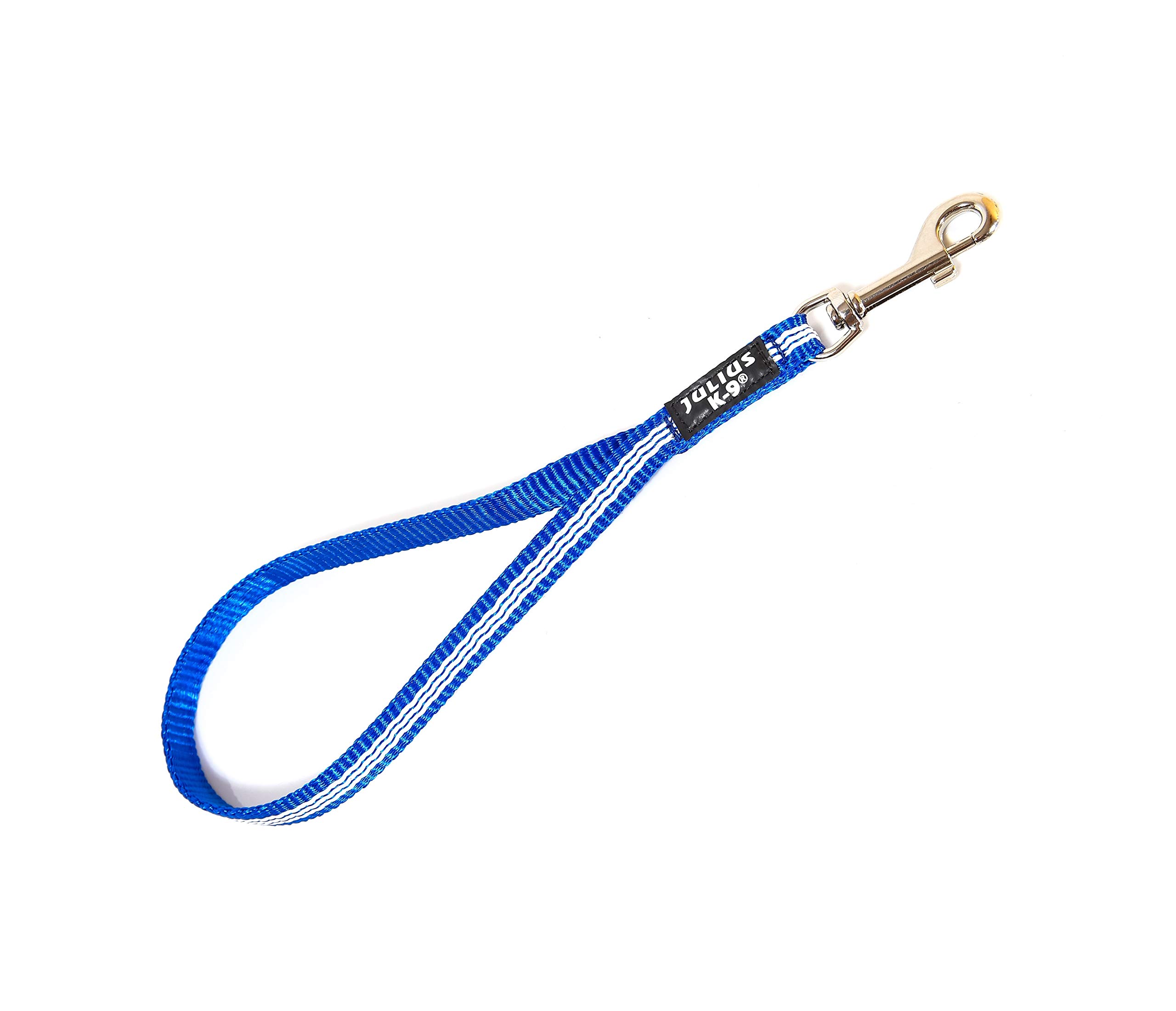 IDC Tubular Webbing Short Leash, 14 mm x 35 cm, Blue - Image 4