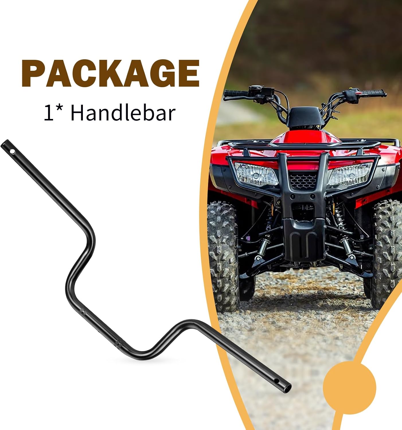 Handlebar for Honda Recon 250 TRX250 TE TM 2008-2024