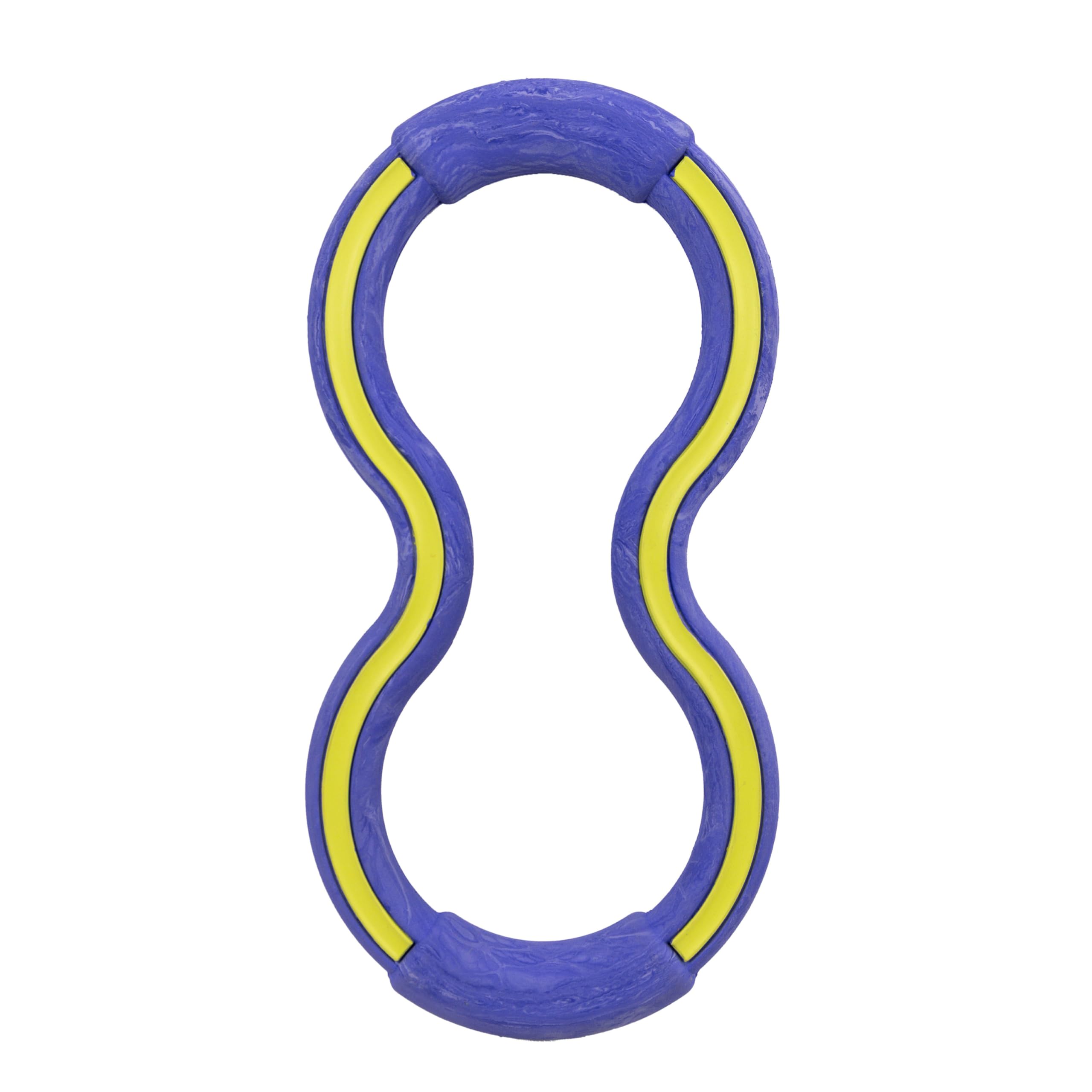 FlyFetch Tug Dog Toy, Durable Rubber, Fetch & Tug-o-War, All Breeds, 10.9"