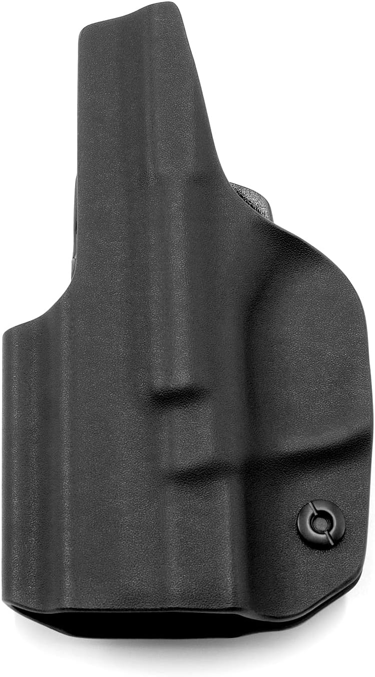 GRITR IWB Kydex Right/Left Hand Gun Holster Compatible with Springfield Armory Hellcat/RDP/OSP with 1.5" Belt Clip, Open Bottom, Optic Cut, Adjustable Retention