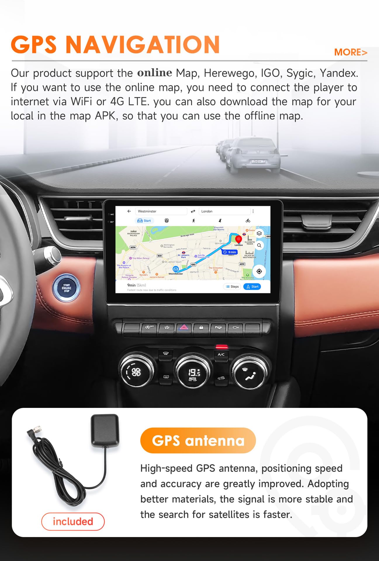 Dla Renault Clio 5 Captur 2019 2020 2021 Radio Carplay Android Auto