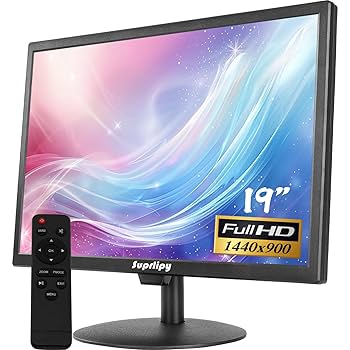 Amazon.co.jp: Suprlipy 19インチ FHD 小型液晶ディスプレイ