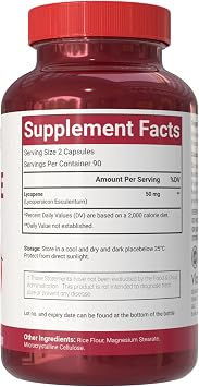 Lycopene 50mg Vegan Capsules, 180 Count, Plant-Based Antioxidant Support