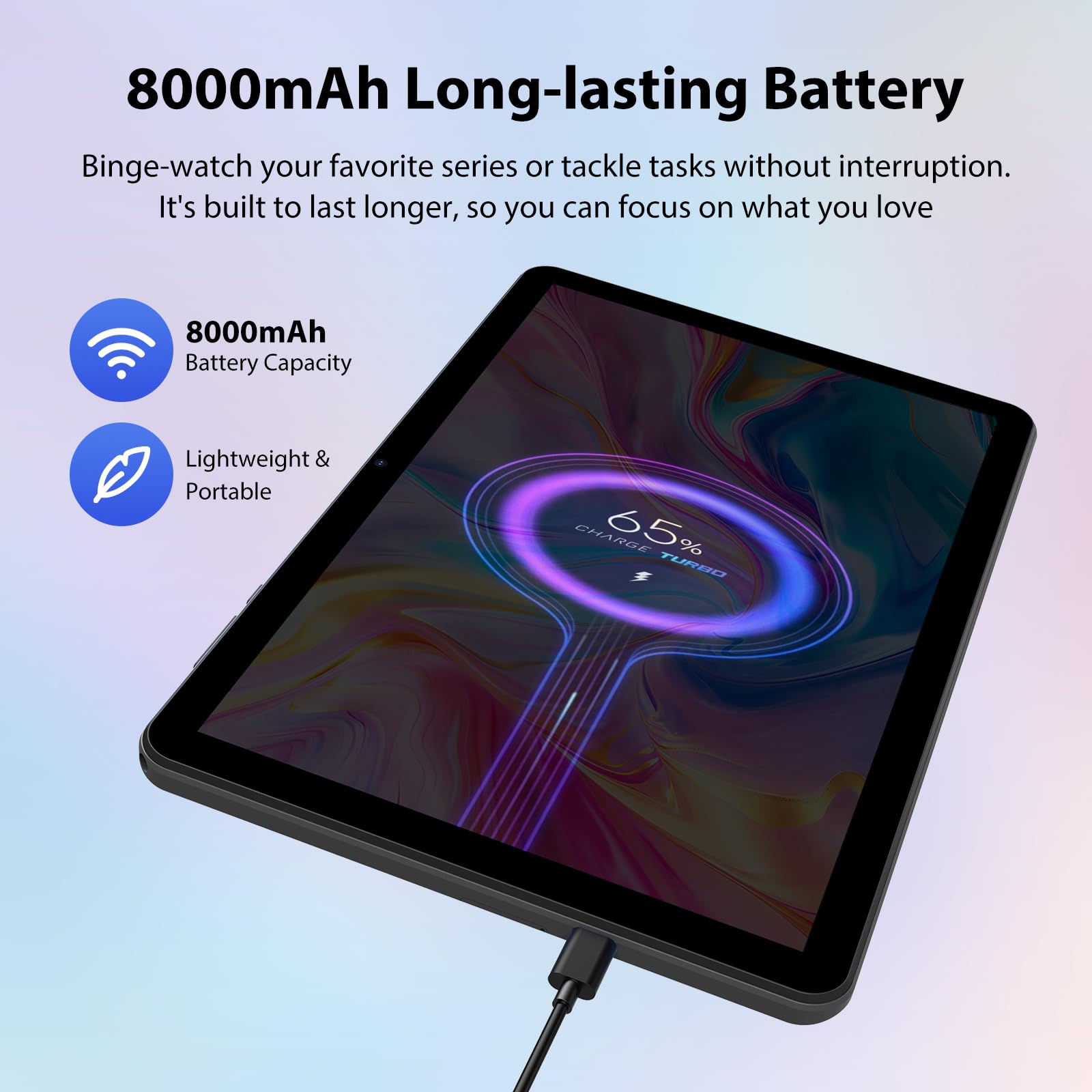 AXETOP 10 inch Tablet PC Android 15, 36GB RAM+128GB ROM (1TB TF