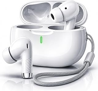Fone de Ouvido Bluetooth 5.4 Sem Fio TWS Intra Auricular com Redução de Ruído, Controle Touch, Microfone Integrado, Estojo Carregador USB-C, Até 16h, Android e iPhone