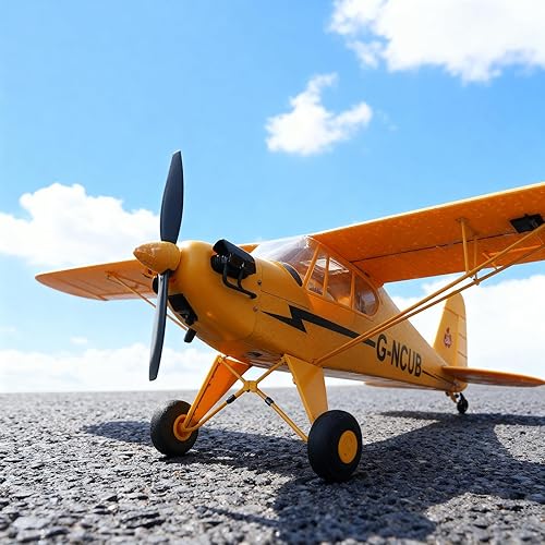 Miniatura 9 de Gran avión de control remoto sin escobillas XK A160 RC Planeador J3 de 6 ejes Giroscopio de 5 canales 3D Stunt Somersault Vuelo 6 AXIS Giroscopio