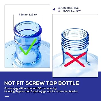 ボトルキャップ6個セット Amazon.co.jp: LEEFONE 6個パック 5ガロン ウォータージャップ