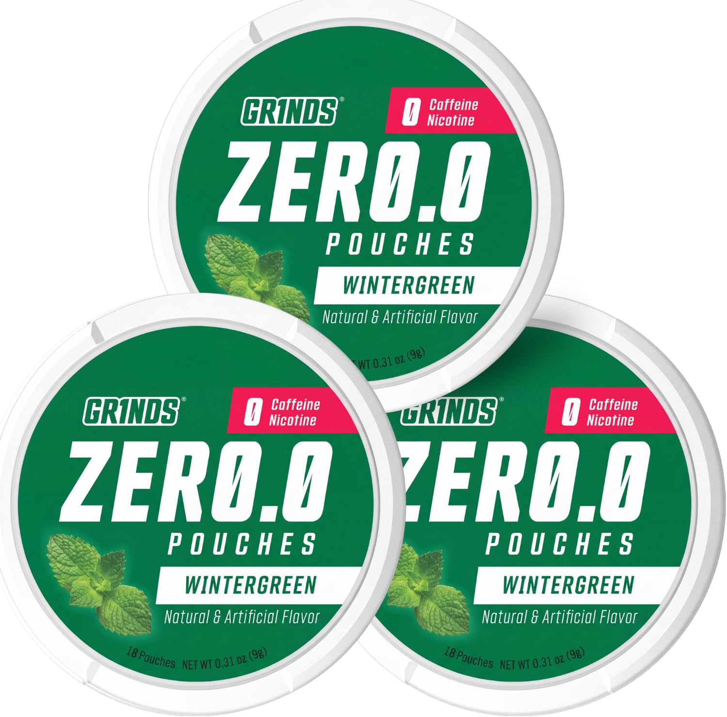 GRINDS Energy Pouches Sampler, Wintergreen, White Peach, Sour Apple, 3 Cans — Amazon image 7
