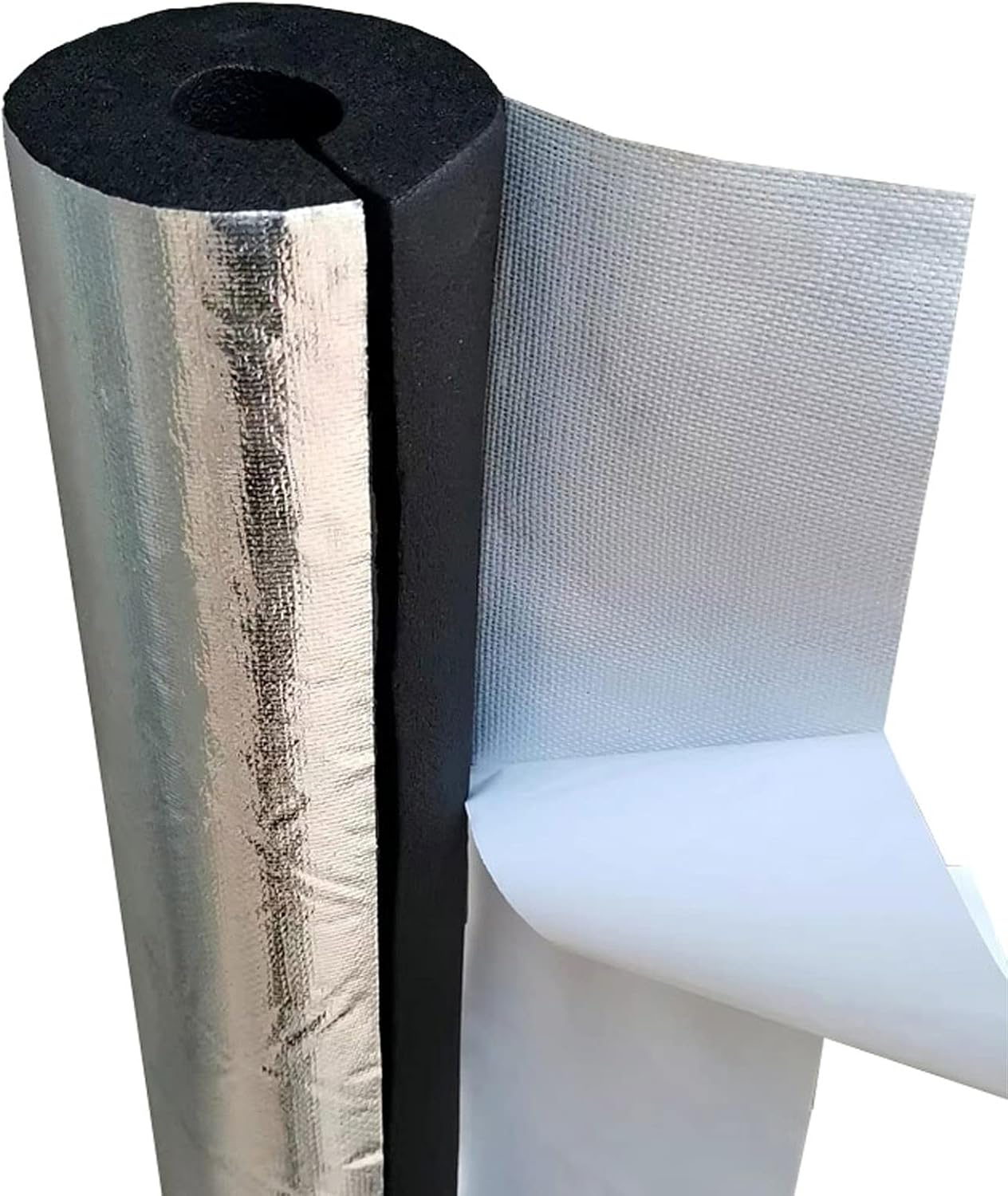 Pipe Insulation Foam Tube Aluminum Foil SelfAdhesive Pipe Insulation