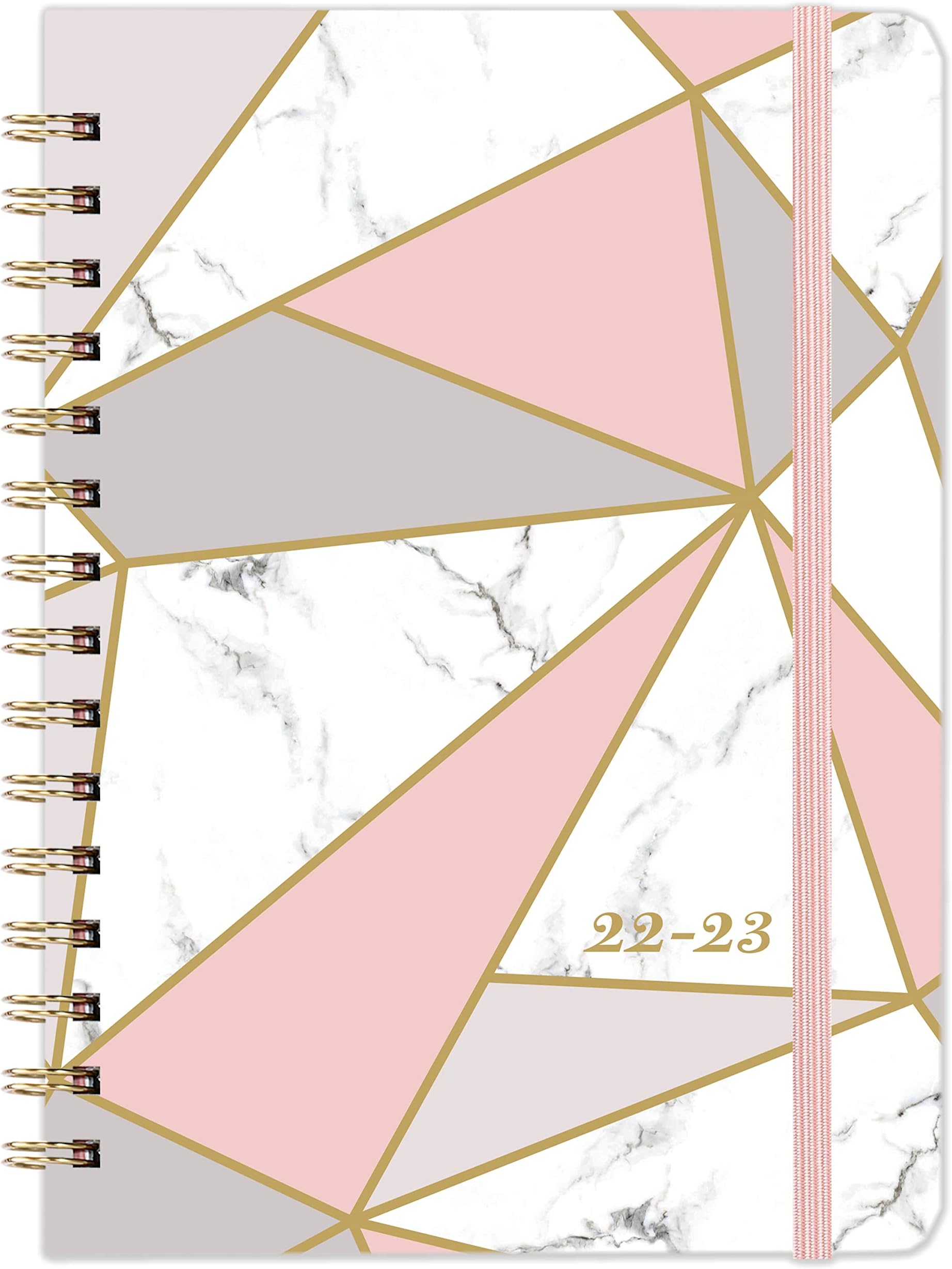 Amazon Brand - Eono Academic Diary 2022-2023 - A5 Diary Week to View, Column Format, Appointment Diary from July 2022 to June 2023, 6.3" x 8.4", Flexible Hardcover