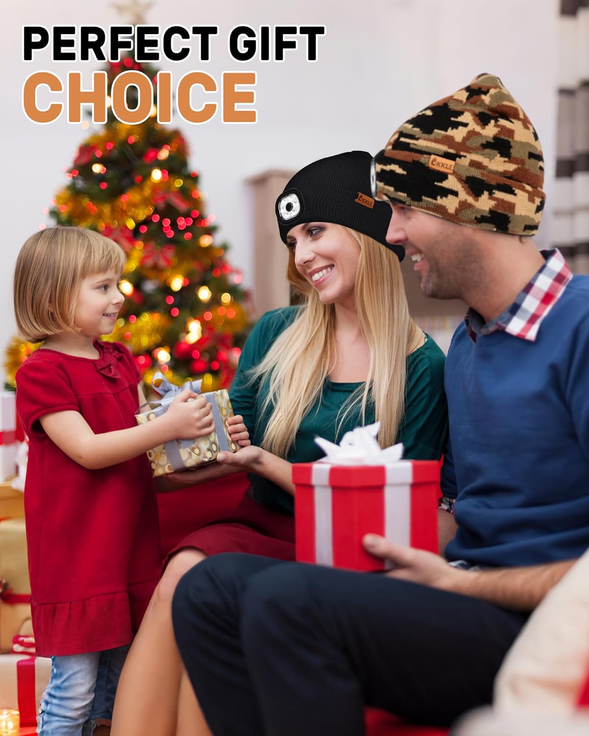 LED Beanie Hat with Light, USB Rechargeable Beanie for Men & Women – Great Gift for Dad, Husband, Him, Stocking Stuffer - Image 6