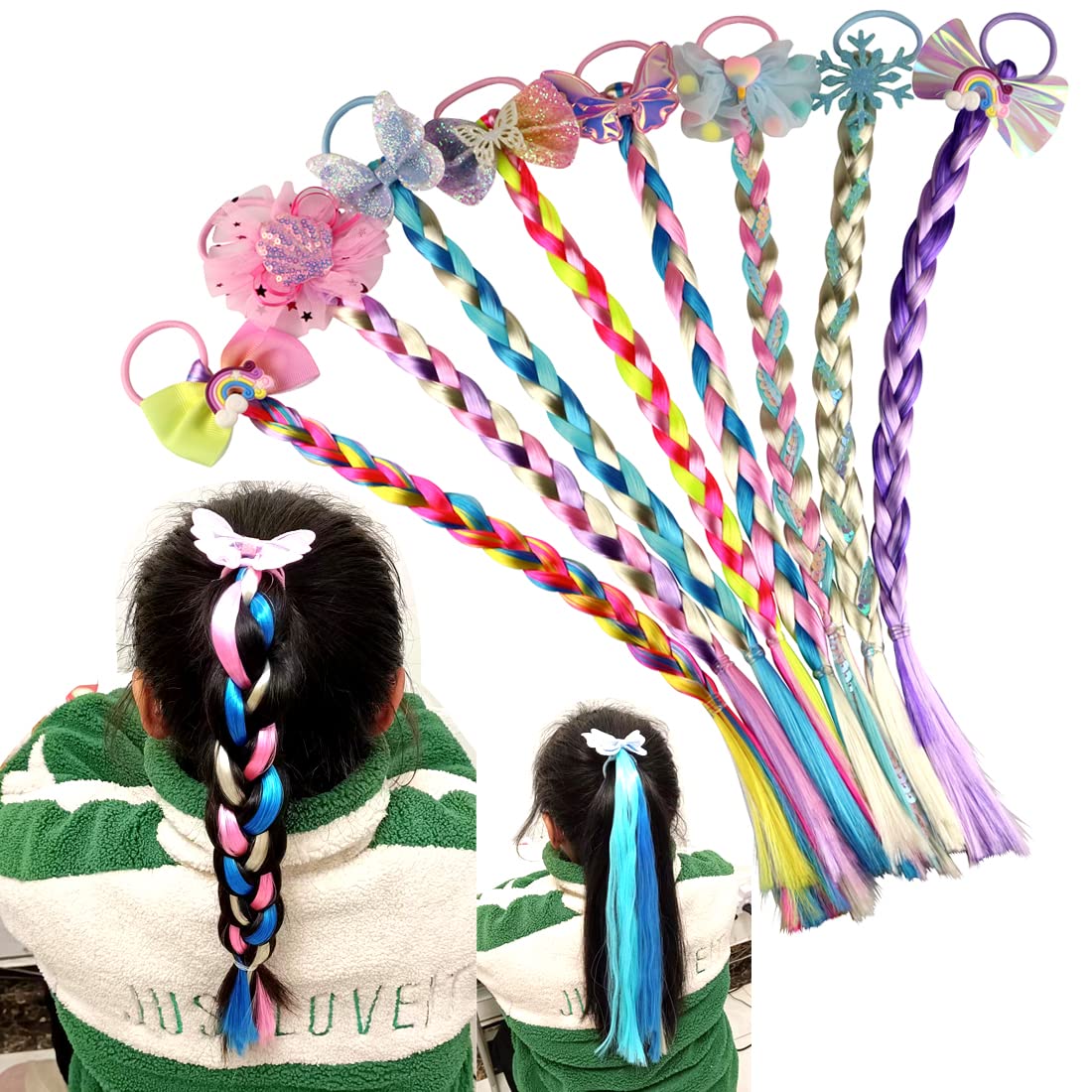 Hair Extensions For Kids Colored Braids Hair Extensions
