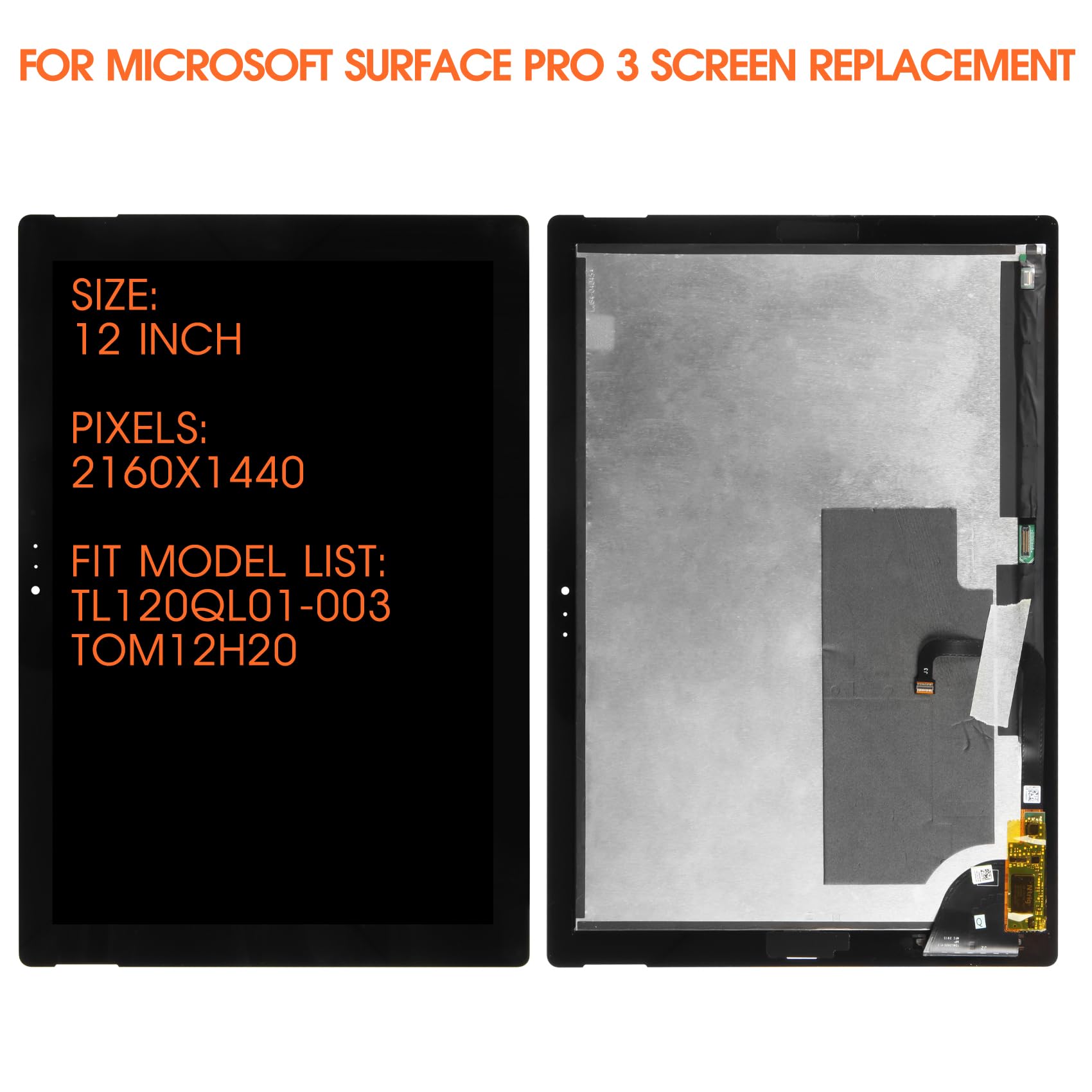 Microsoft Surface PRO 3 1631 V1.1 LCD Touch Screen in Hyderabad
