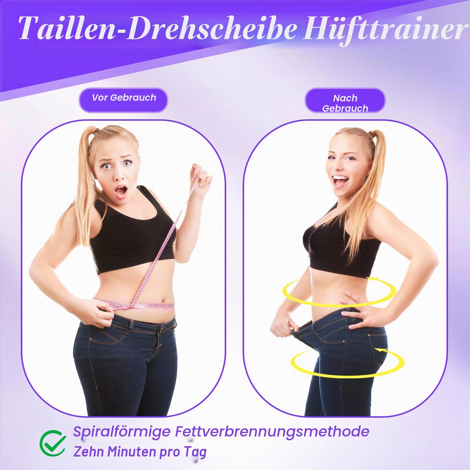 Waist Twisting Disc, Waist Sculptor Machine Twister, Body Shaping Waist Twisting Disc, Waist Trainer Machine For Women Weight Loss/Cardio Exercise