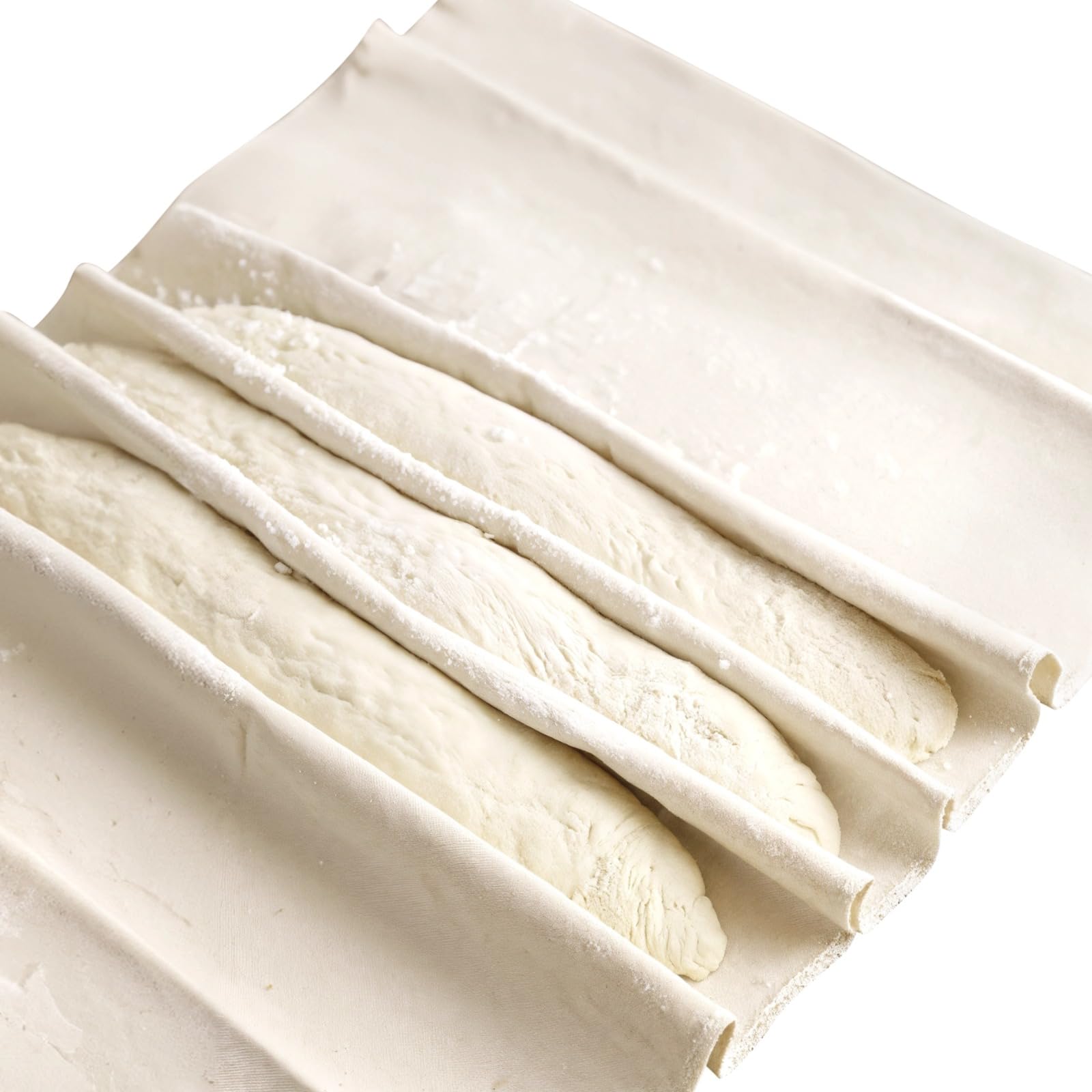 Toile de fermentation en lin pour baguette et pain français de tradition