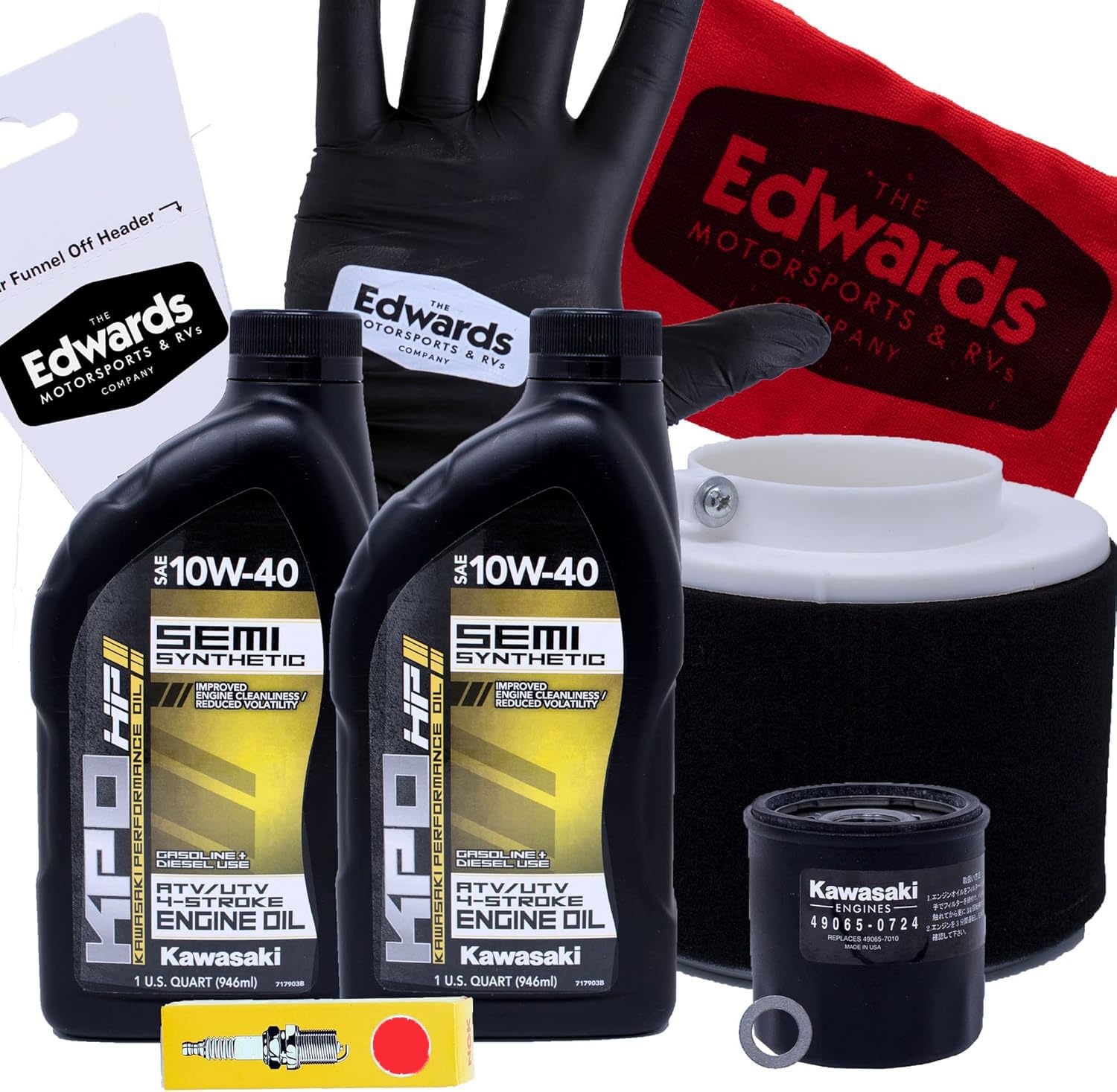 Amazon.com: Edwards Oil Change Kit fits 2009-2016 Kawasaki Mule