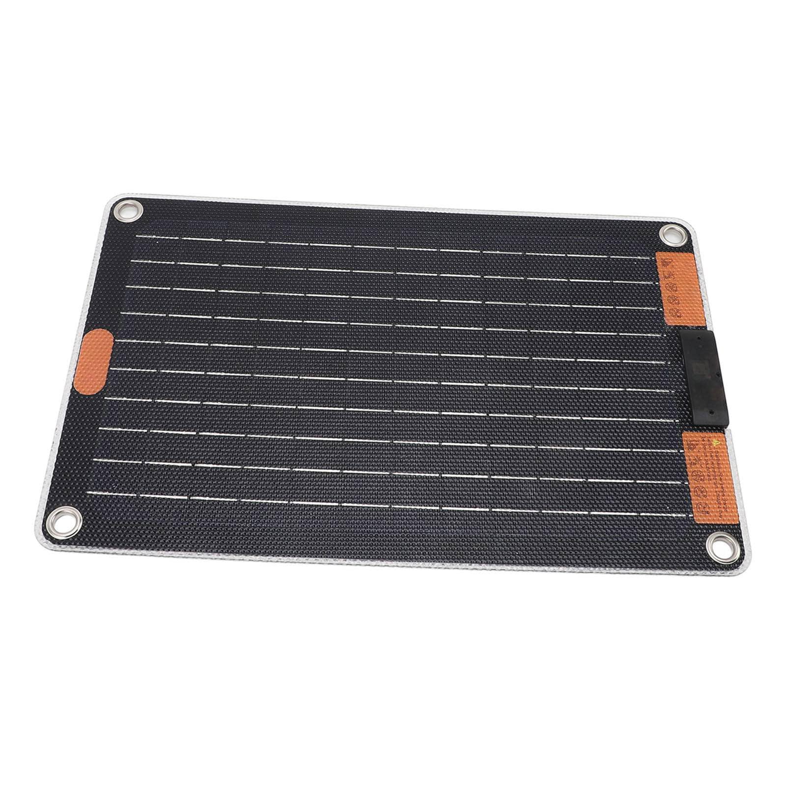 FILFEEL Pannello Solare Bifacciale da 30 W 5 V 3 A – Ultra Sottile – Solare Monocristallino per Telefoni, Power Bank e Dispositivi Elettronici per Esterni – Generatore di Energia Portatile per