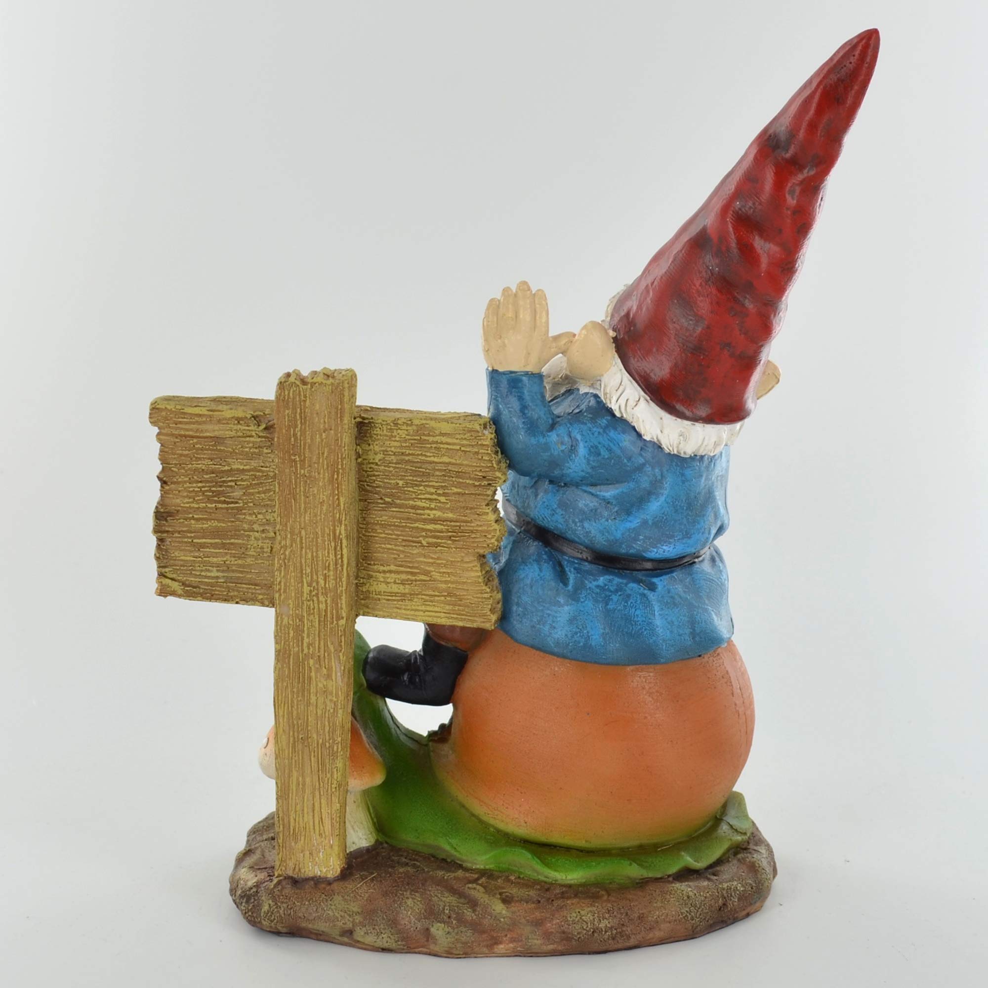 Gnome - Gnome Sweet Gnome Garden Ornament Home Decor Fantasy Figure Elf Joke Present Novelty Gift Comical H19cm - Image 3