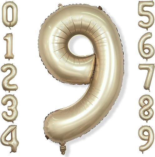 Vista 193 de Globos de 40 pulgadas, globo azul claro número 4, helio autoinflable de aluminio azul bebé para niños de 40 a 15 años, decoraciones de fiesta