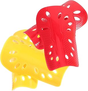 CORHAD 2 Pares De Caneleiras De Futebol Caneleiras De Plástico Ao Ar Livre Suspensórios De Bezerro Para Caneleiras De Futebol Acessórios Universais Criança Crianças Caneleiras De Futebol