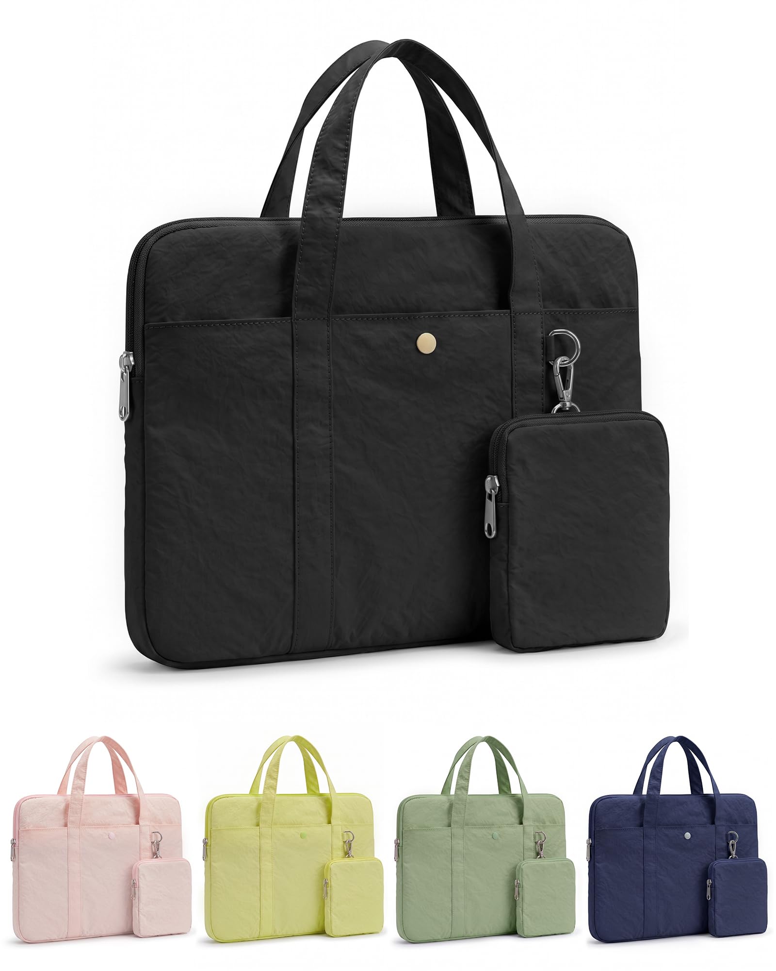 ProCase Laptop Sleeve Bag for MacBook Air/Pro 13 Inch M5/M4/M3/M2/M1, Black | Fits MacBoo…