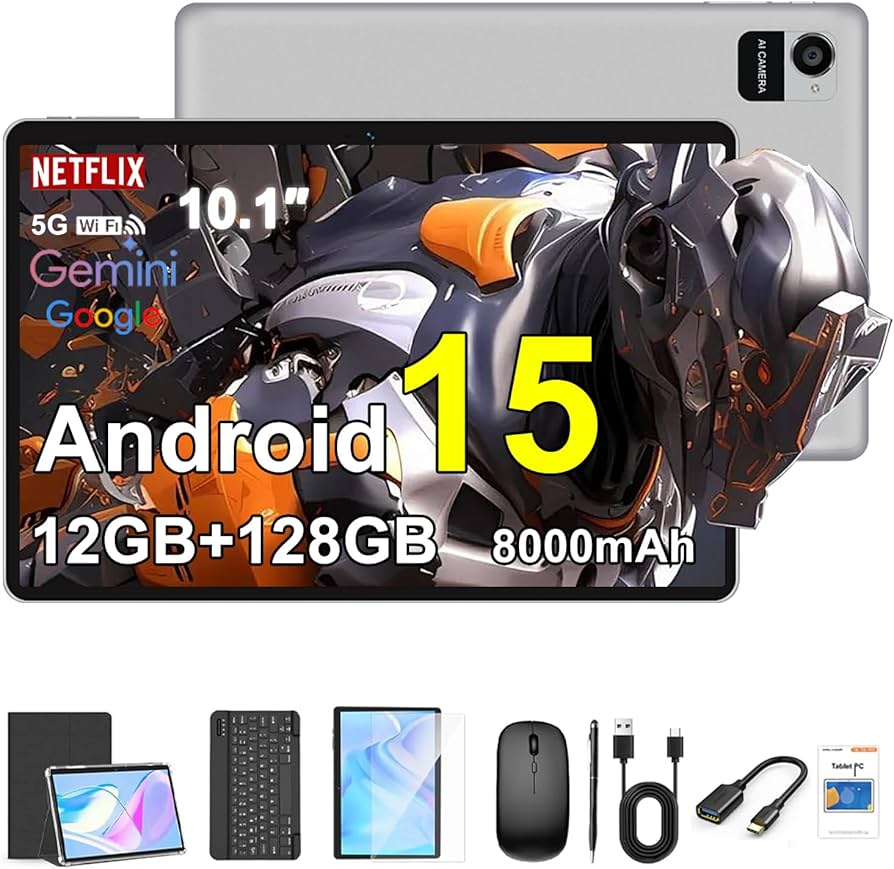 Amazon.com : Crelander 10.1 Inch Android 15 Tablet, 12GB+
