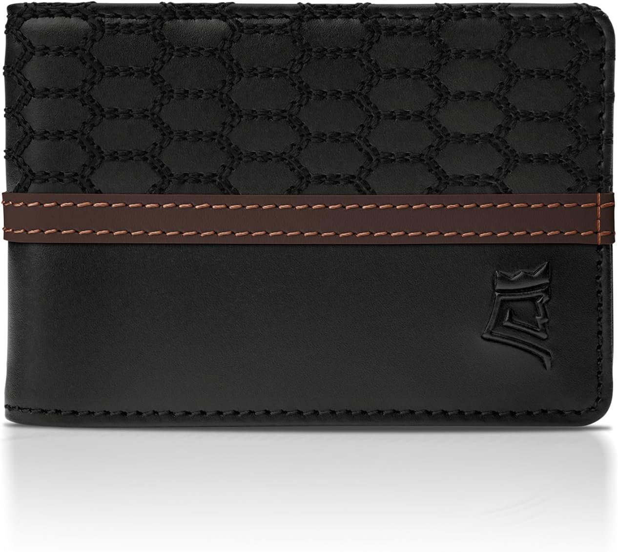 Kings Loot Wallet for Men | Minimalist Slim RFID Blocking Leather Design with Cash Pocket & Card Pull Strap | Holds 1-15 Cards | Stylish & Durable Wallets | Supercar Collection (Midnight Umber)