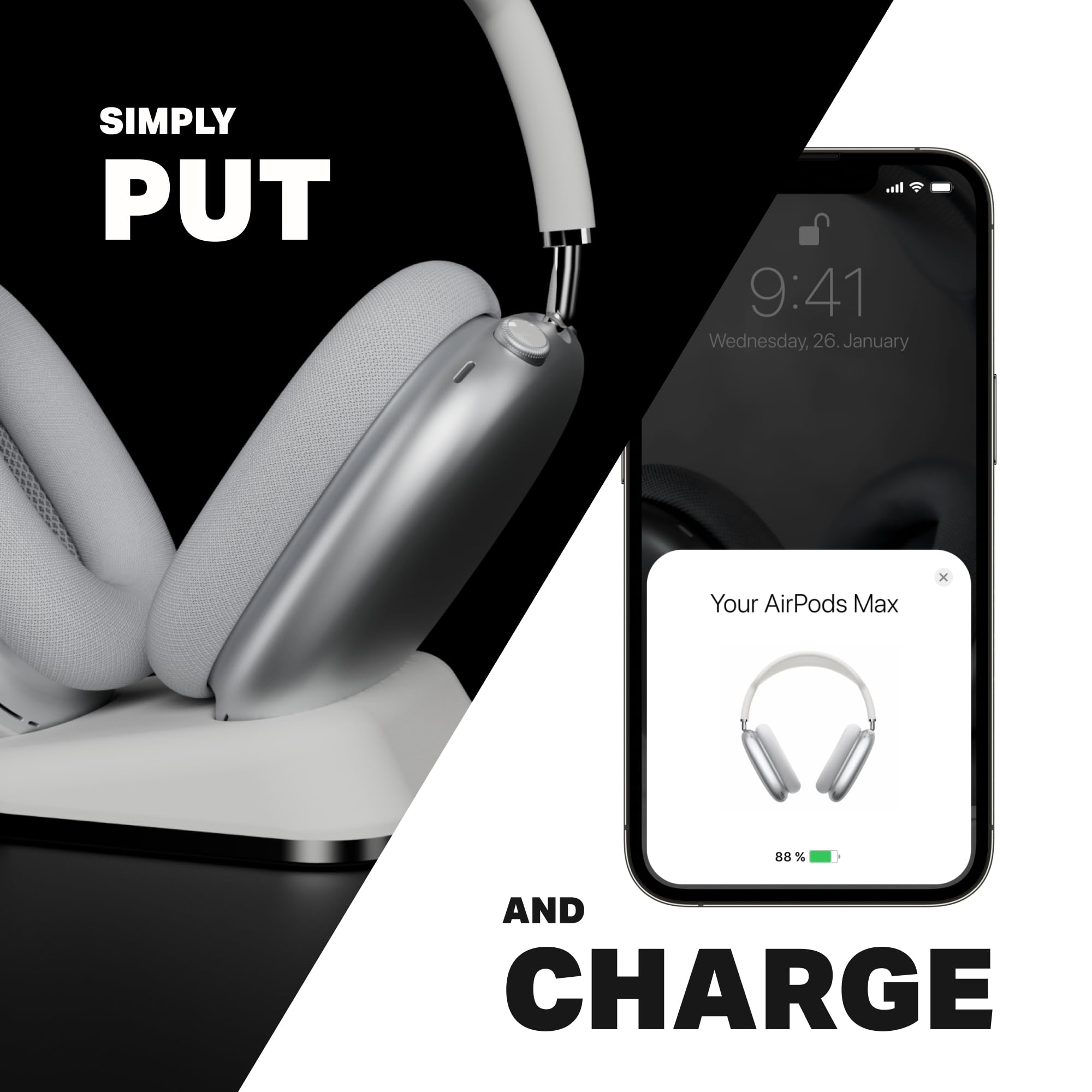 Max Stand - Support pour casque (blanc)