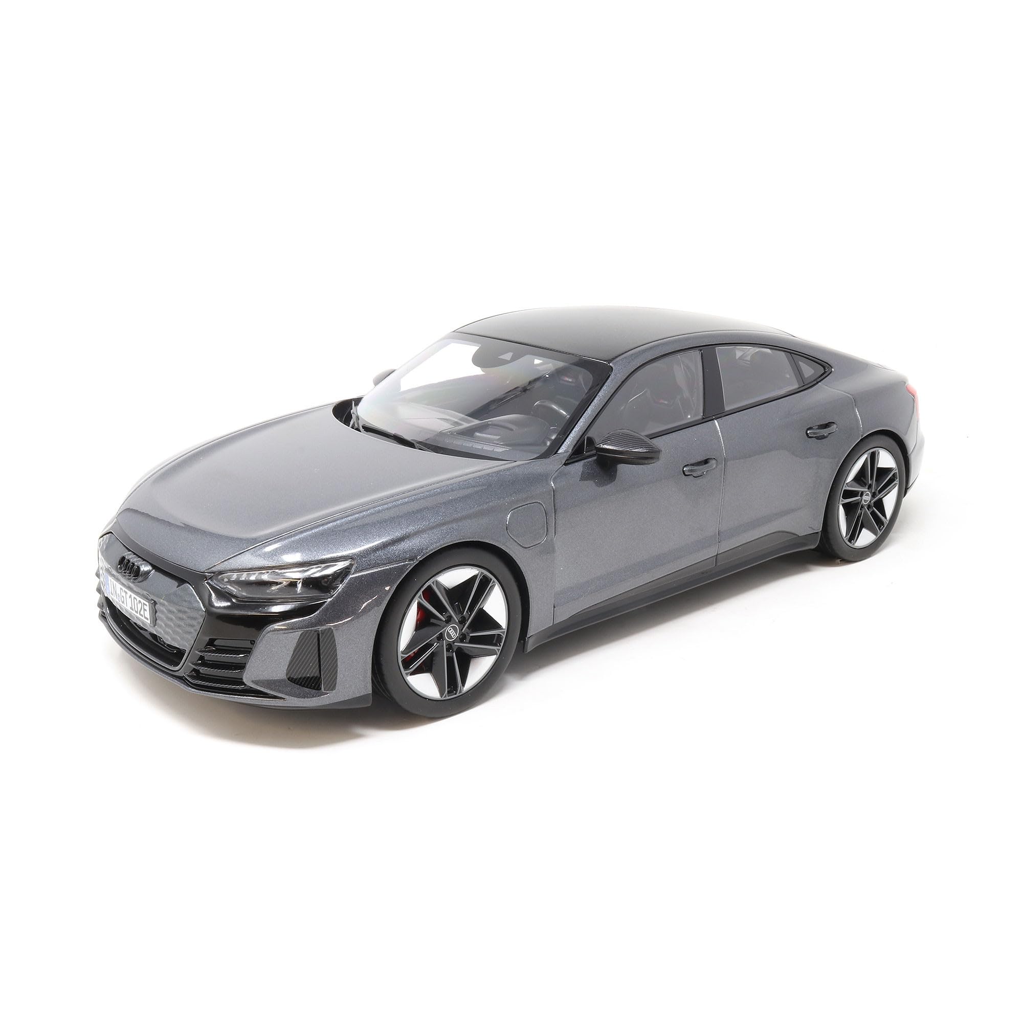 OPO 10 - Model car compatible with Audi RS e-tron GT 2021 Grey metallic scale 1:18 Norev - 120051 - Image 2