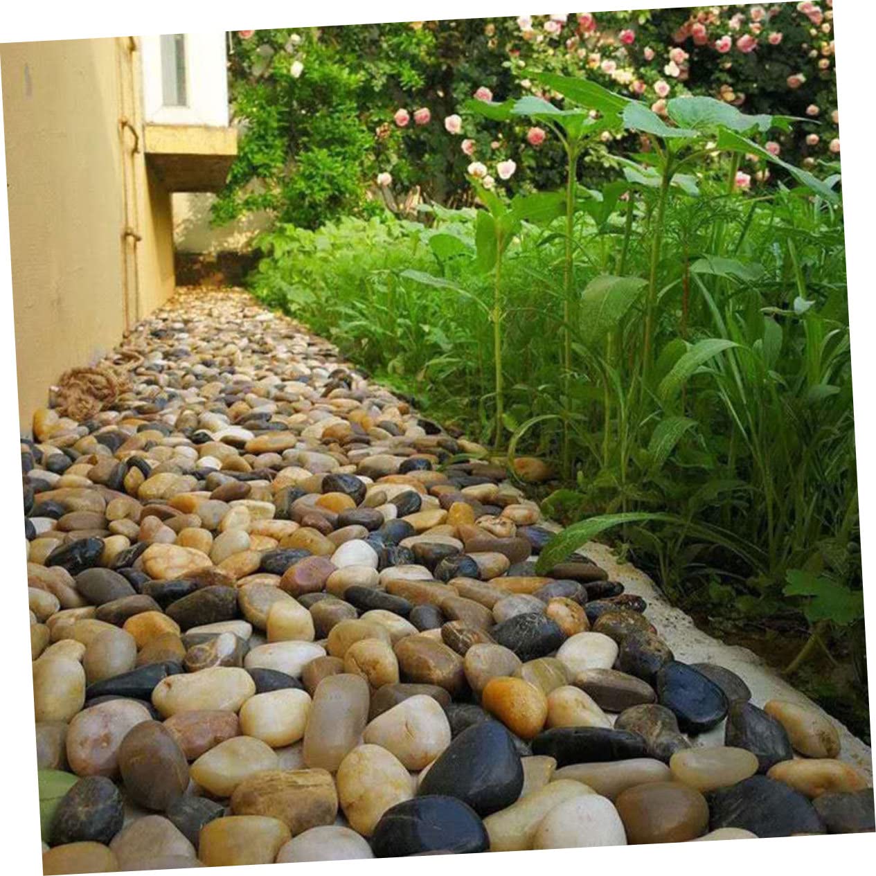 Sosoport Piedras Para Paisajismo Guijarros Para Manualidades 3 Paquetes Decoración De Jardín