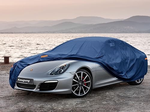 Miniatura 7 de Kaugung Funda impermeable pesada para automóvil Porsche 718 CaymanBoxsterSpyder (2016-2023), cubierta exterior completa con ventilación