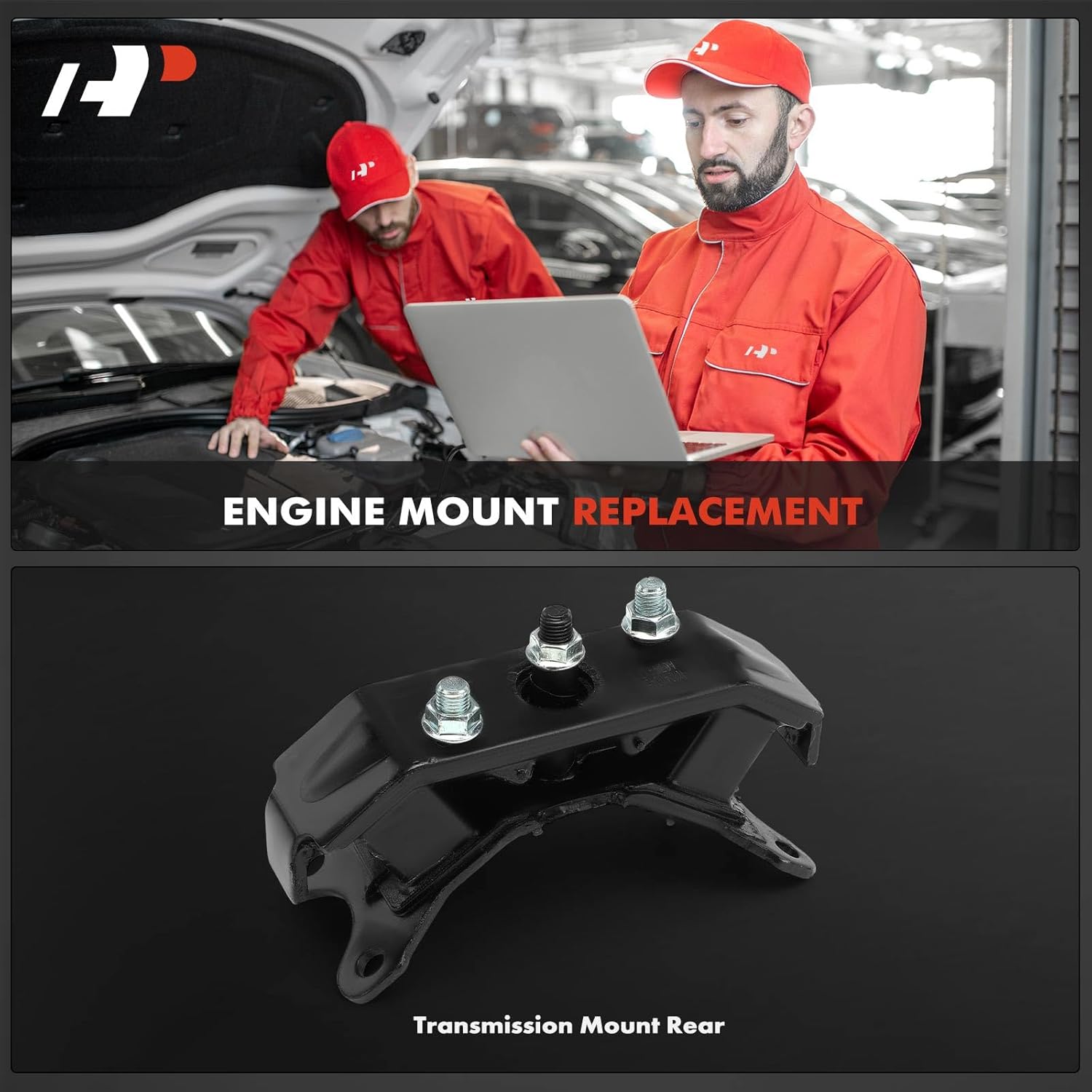 A-Premium Rear Transmission Mount Compatible with Subaru Outback 2015-2019, Crosstrek 2016, Legacy 2015-2019, XV Crosstrek 2014-2015, 2.0L 3.6L, Automatic Transmission