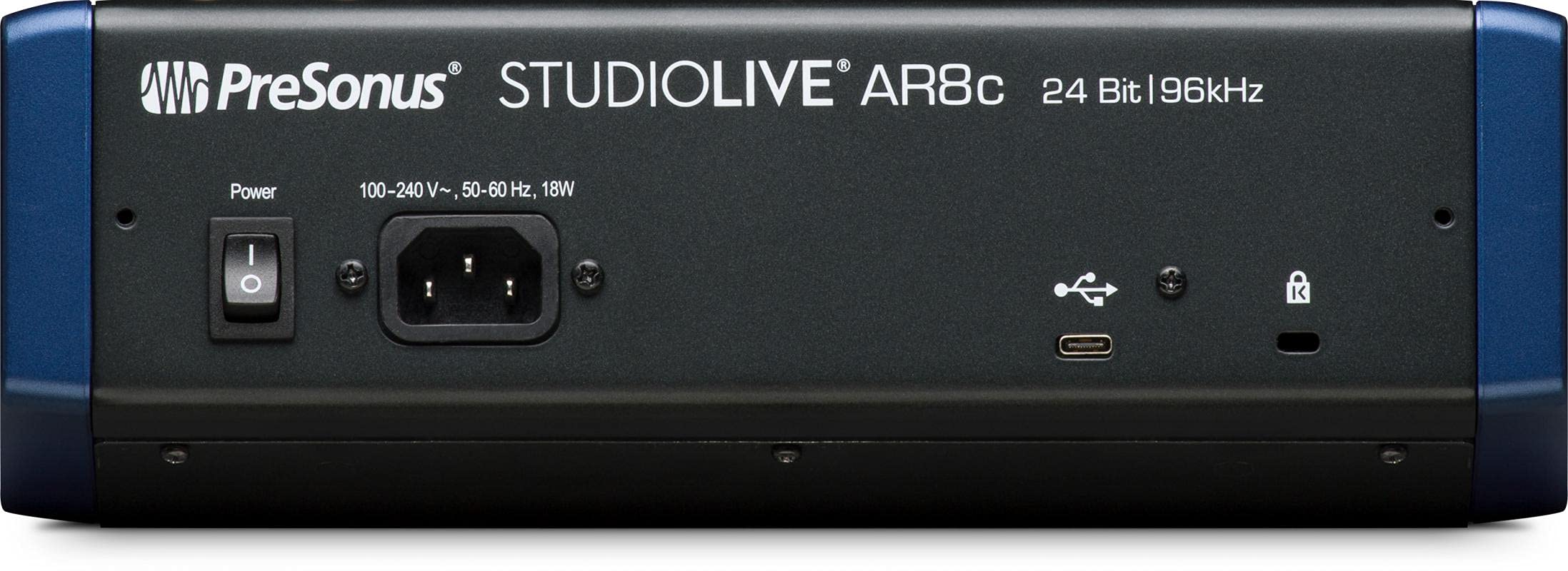 PreSonus StudioLive AR8c Mélangeur Analogique/Interface Audio 8 Canaux Compatible USB-C/Enregistreur SD Stéréo
