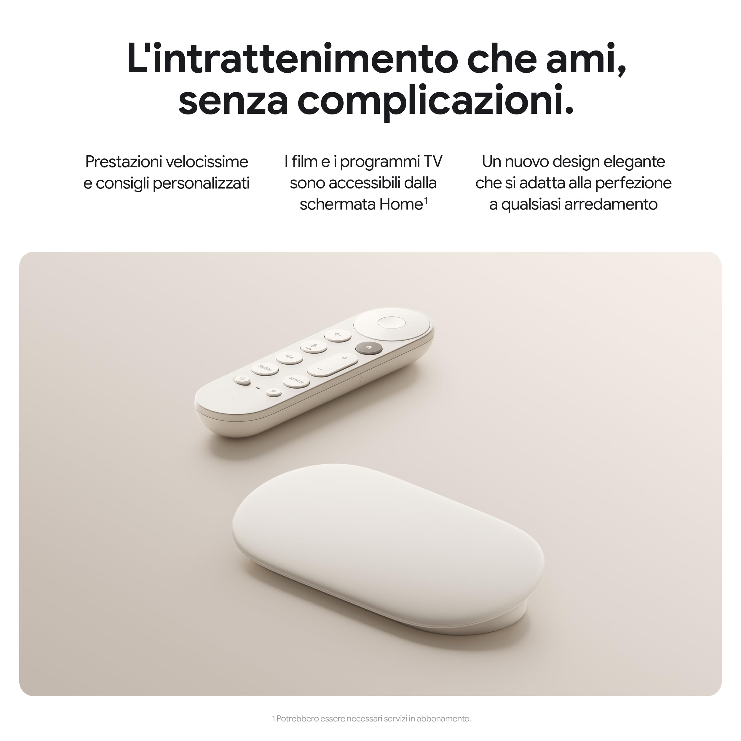 Google TV Streamer (4K) - Intrattenimento in streaming in 4K HDR