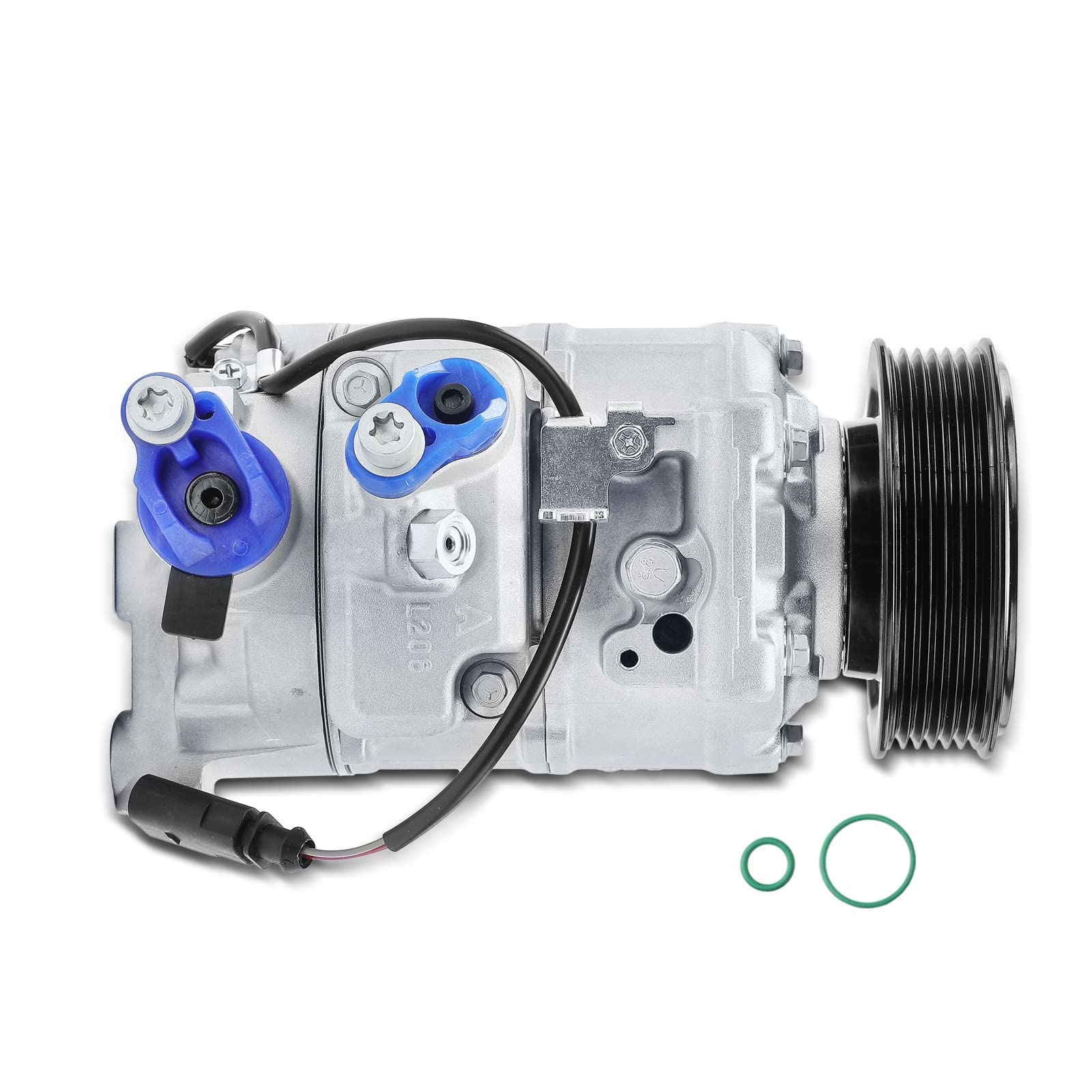 Frankberg Klimaanlagen Kompressor Klimakompressor mit Kupplung Kompatibel mit A4 8E2 8EC 8H7 8HE 8E5 8ED A6 4F2 4FH 4F5 A8 4E2 Q5 8RB Replace# 8E0260805BA, inkl. Öl vorbereift